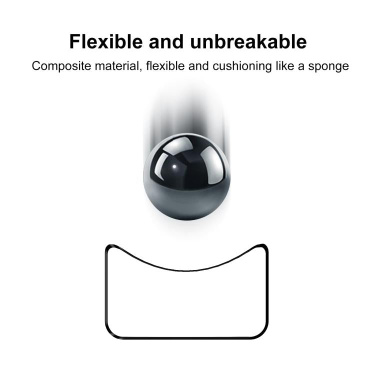 For Xiaomi Mi Band 7 Pro 2pcs xDfind Curved 3D Composite Material Soft Film Screen Protector