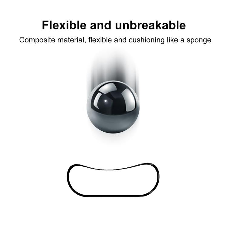 For Xiaomi Smart Band 9 2pcs xDfind Curved 3D Composite Material Soft Film Screen Protector
