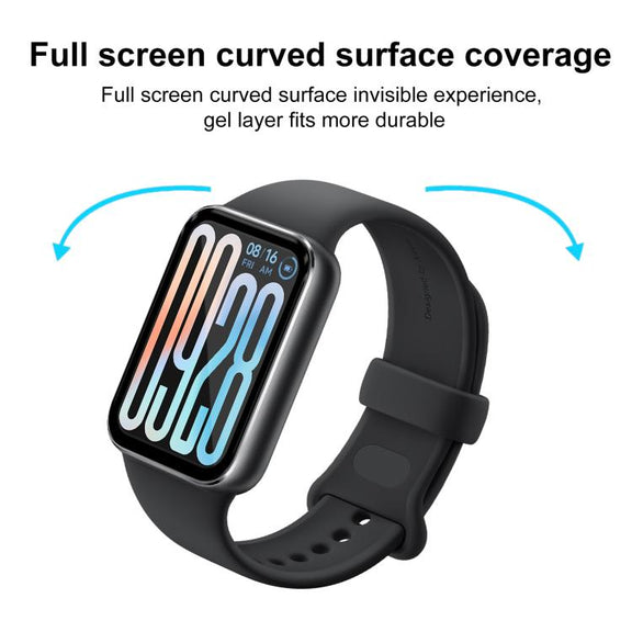 For Xiaomi Smart Band 9 NFC 2pcs xDfind Curved 3D Composite Material Soft Film Screen Protector