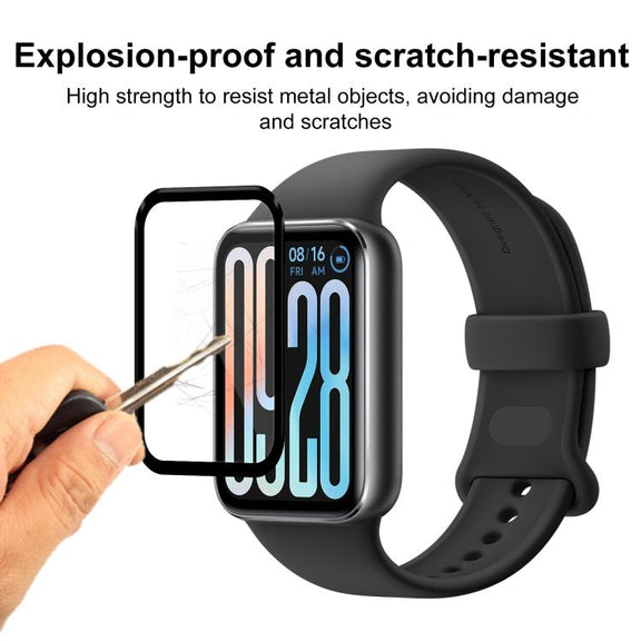 For Xiaomi Smart Band 9 NFC 2pcs xDfind Curved 3D Composite Material Soft Film Screen Protector