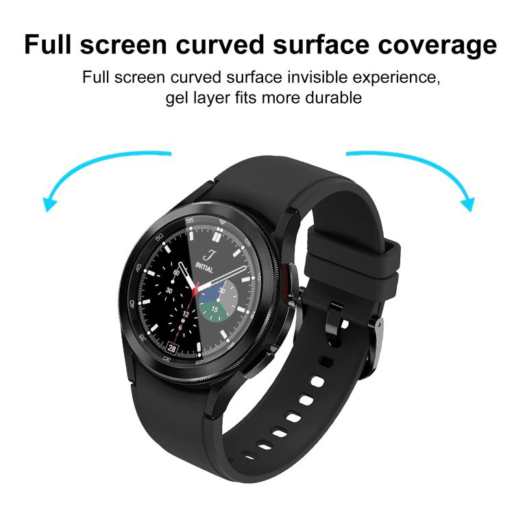For Samsung Galaxy Watch4 Classic 42mm 2pcs xDfind Curved 3D Composite Material Soft Film Screen Protector