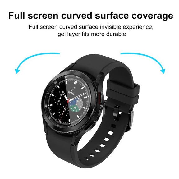 For Samsung Galaxy Watch4 Classic 42mm 2pcs xDfind Curved 3D Composite Material Soft Film Screen Protector