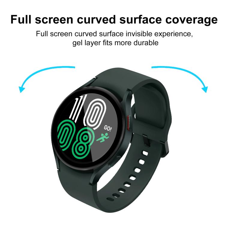 For Samsung Galaxy Watch4 44mm 2pcs xDfind Curved 3D Composite Material Soft Film Screen Protector