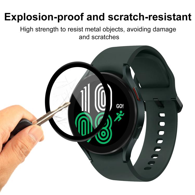 For Samsung Galaxy Watch4 44mm 2pcs xDfind Curved 3D Composite Material Soft Film Screen Protector