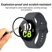For Samsung Galaxy Watch5 44mm 2pcs xDfind Curved 3D Composite Material Soft Film Screen Protector
