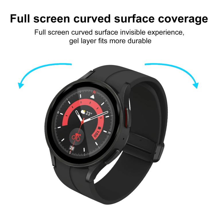 For Samsung Galaxy Watch5 Pro 45mm 2pcs xDfind Curved 3D Composite Material Soft Film Screen Protector