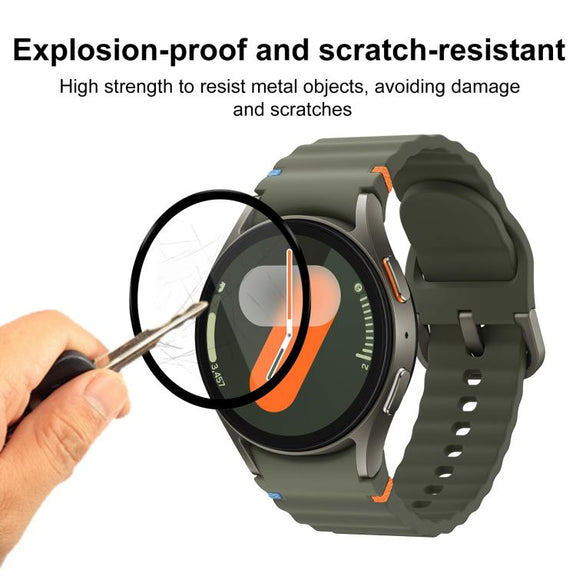 For Samsung Galaxy Watch7 40mm 2pcs xDfind Curved 3D Composite Material Soft Film Screen Protector