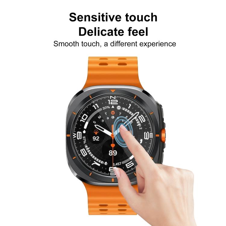 For Samsung Galaxy Watch Ultra / Ultra 2025 2pcs xDfind Curved 3D Composite Material Soft Film Screen Protector