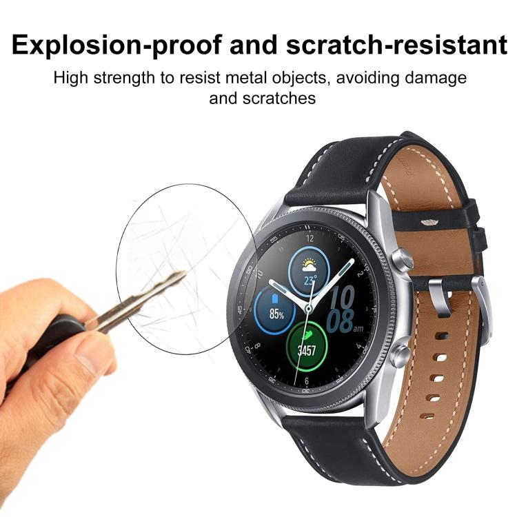 For Samsung Galaxy Watch3 45mm 2pcs xDfind Curved 3D Composite Material Soft Film Screen Protector
