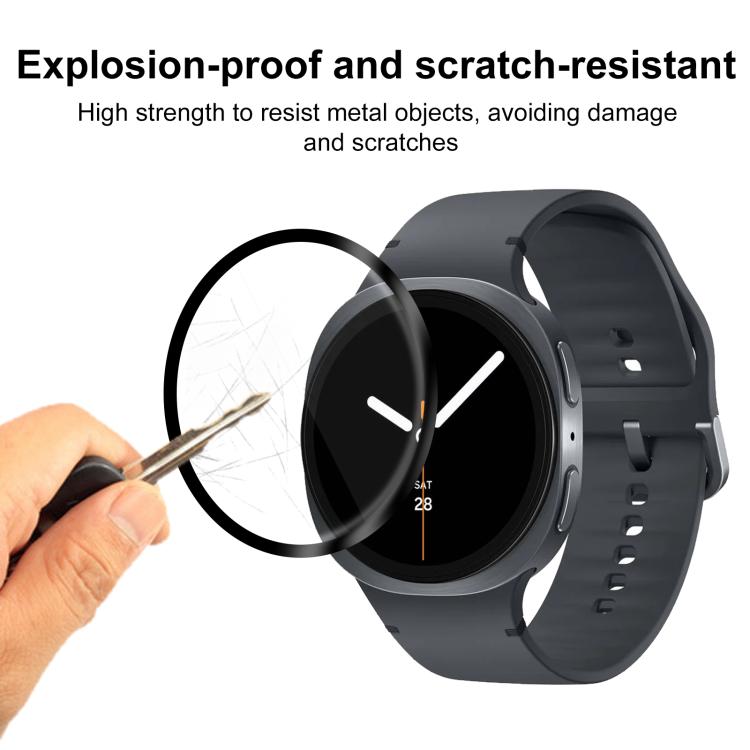 For Samsung Galaxy Watch8 44mm 2pcs xDfind Curved 3D Composite Material Soft Film Screen Protector