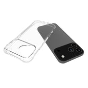 For iPhone 17 Pro Max Big Hole Shockproof Non-slip Thickening TPU Phone Case(Transparent)