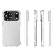 For iPhone 17 Pro Big Hole Shockproof Non-slip Thickening TPU Phone Case(Transparent)