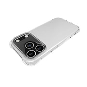 For iPhone 17 Pro Big Hole Shockproof Non-slip Thickening TPU Phone Case(Transparent)