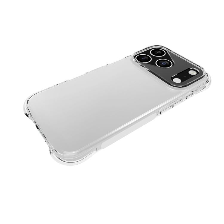For iPhone 17 Pro Big Hole Shockproof Non-slip Thickening TPU Phone Case(Transparent)