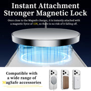 For iPhone 17 Pro Scratchproof PC Hybrid TPU Magsafe Phone Case(Transparent)
