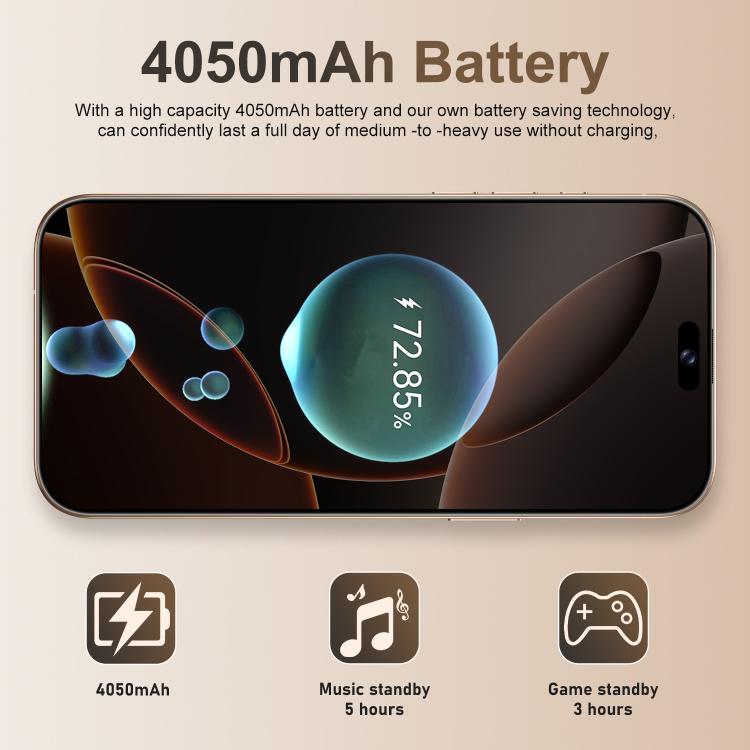 A16 Pro Max / PDA89-B, 4GB+64GB, 6.58 inch Android 10 MTK6739 Quad Core, Network: 4G, OTG, Dual SIM, Plug:US Plug(Grey)