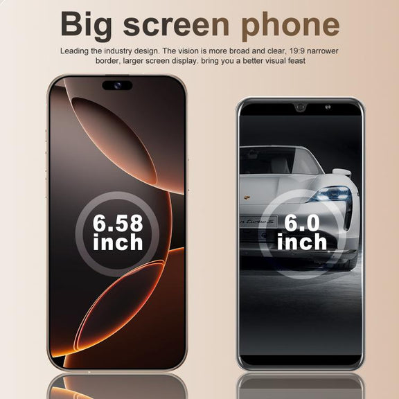 A16 Pro Max / PDA89-B, 4GB+64GB, 6.58 inch Android 10 MTK6739 Quad Core, Network: 4G, OTG, Dual SIM, Plug:AU Plug(Grey)