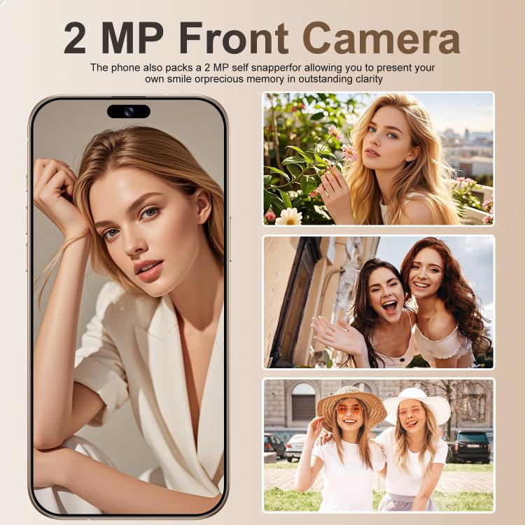 A16 Pro Max / PDA89-B, 4GB+64GB, 6.58 inch Android 10 MTK6739 Quad Core, Network: 4G, OTG, Dual SIM, Plug:AU Plug(Grey)