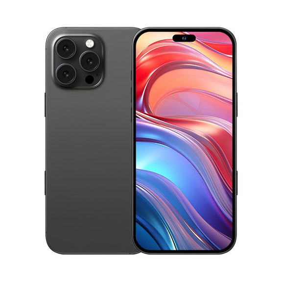 I16 Pro Max / PDQ6, 4GB+64GB, 6.58 inch Android 10 MTK6739 Quad Core, Network: 4G, Dual SIM, Plug:EU Plug(Black)