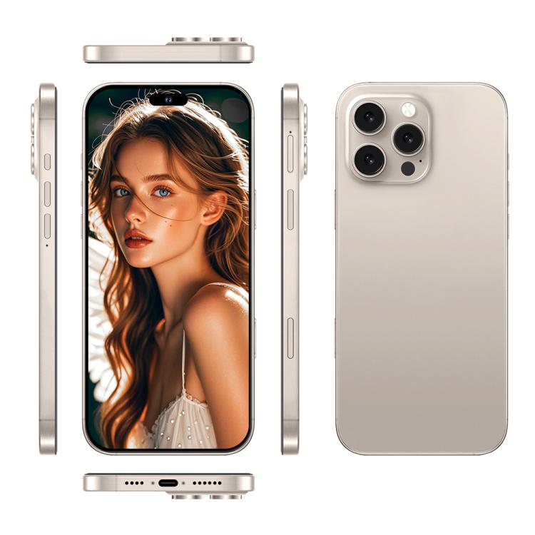 I16 Pro Max / PDQ6, 4GB+64GB, 6.58 inch Android 10 MTK6739 Quad Core, Network: 4G, Dual SIM, Plug:EU Plug(Gold)
