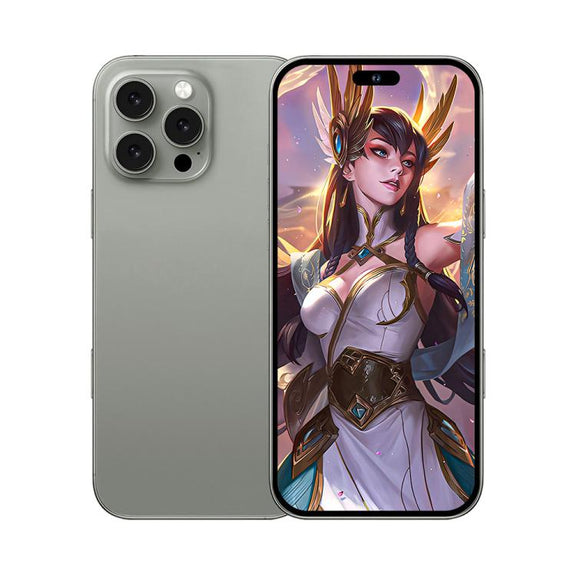 I16 Pro Max / PDQ6, 4GB+64GB, 6.58 inch Android 10 MTK6739 Quad Core, Network: 4G, Dual SIM, Plug:AU Plug(Grey)