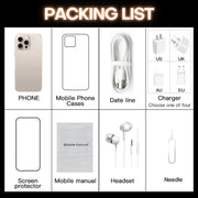 I16 Pro Max / PDQ6, 4GB+64GB, 6.58 inch Android 10 MTK6739 Quad Core, Network: 4G, Dual SIM, Plug:EU Plug(White)