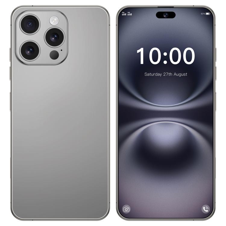 I16 Pro Max / RAi3, 3GB+64GB, 6.56 inch Android 10 MTK6739 Quad Core, Network: 4G, Dual SIM, Plug:EU Plug(Grey)
