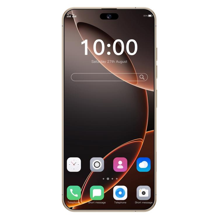 I16 Pro Max / RAi3, 3GB+64GB, 6.56 inch Android 10 MTK6739 Quad Core, Network: 4G, Dual SIM, Plug:EU Plug(Gold)
