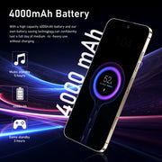 I16 Pro Max / RAi3, 3GB+64GB, 6.56 inch Android 10 MTK6739 Quad Core, Network: 4G, Dual SIM, Plug:EU Plug(White)