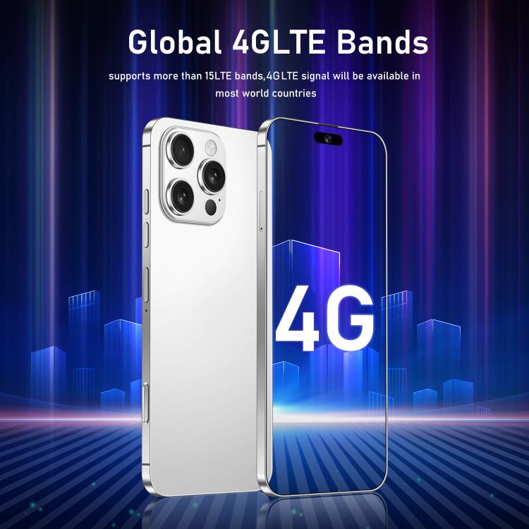 I16 Pro Max / RAi3, 3GB+64GB, 6.56 inch Android 10 MTK6739 Quad Core, Network: 4G, Dual SIM, Plug:EU Plug(White)