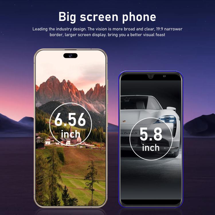 I16 Pro Max / RAi3, 3GB+64GB, 6.56 inch Android 10 MTK6739 Quad Core, Network: 4G, Dual SIM, Plug:UK Plug(Gold)