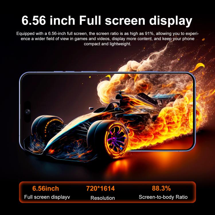 I16 Plus / RAi5, 3GB+64GB, 6.56 inch Android 10 MTK6739 Quad Core, Network: 4G, Dual SIM, Plug:EU Plug(Pink)