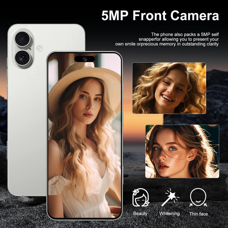 I16 Plus / RAi5, 3GB+64GB, 6.56 inch Android 10 MTK6739 Quad Core, Network: 4G, Dual SIM, Plug:EU Plug(Blue)
