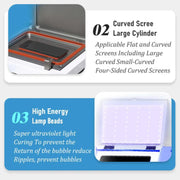 YYD YD-636 UV Curing Laminating Defoaming All-in-One, Plug:EU Plug