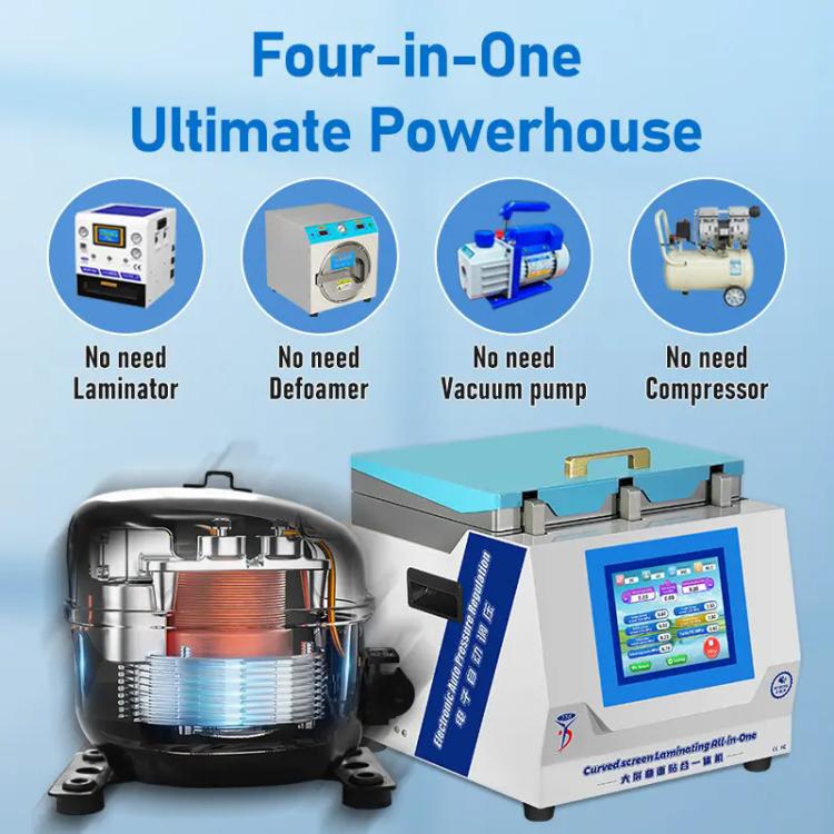 YYD YD-639 UV Curing Laminating Defoaming All-in-One, Plug:UK Plug
