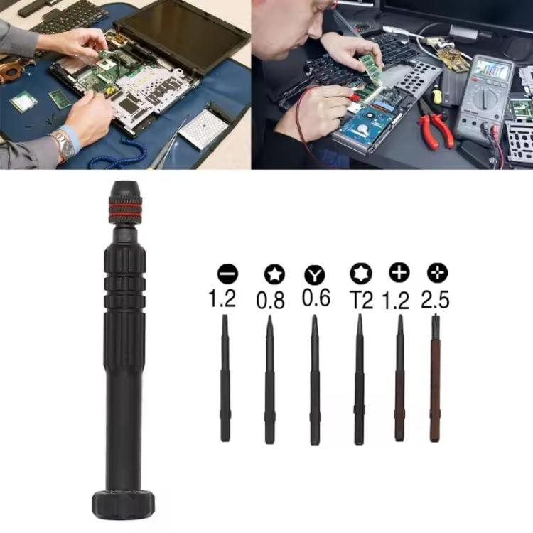 6 in 1 Aluminum Alloy Screwdriver Set