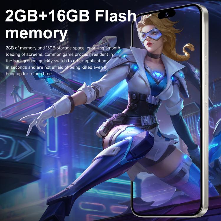 I16 Pro Max / ZPT93, 2GB+16GB, 6.26 inch Android 8.1 MTK6737 Quad Core, Network: 4G, Dual SIM, Plug:US Plug(White)