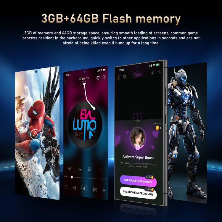 C24 Pro / S3-3, 3GB+64GB, 6.56 inch Android 10 MTK6739 Quad Core, Network: 4G, Dual SIM, Plug:UK Plug(Pink)