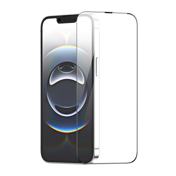 For iPhone 16e DUX DUCIS Roga Series 2.5D HD Fully Transparent Tempered Screen Protector with Dust Removal Quick-Attach Box