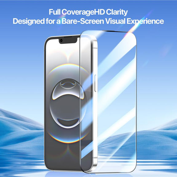 For iPhone 16e DUX DUCIS Roga Series 2.5D HD Fully Transparent Tempered Screen Protector with Dust Removal Quick-Attach Box