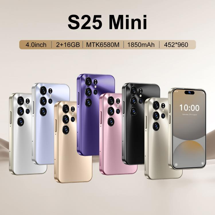 S25 Mini / ZKM10, 2GB+16GB, 4.0 inch Android 10 MTK6580M Quad Core, Network: 3G, Dual SIM(Blue)