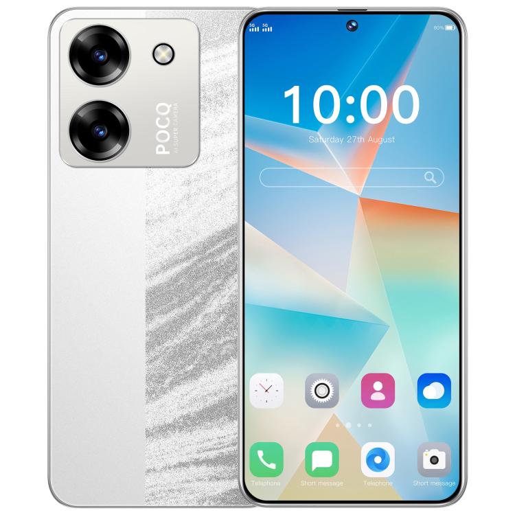 M7 Pro / ZKU289, 2GB+16GB, 6.56 inch Android 8.1 MTK6580A Quad Core, Network: 3G, Dual SIM, Plug:EU Plug(Silver)