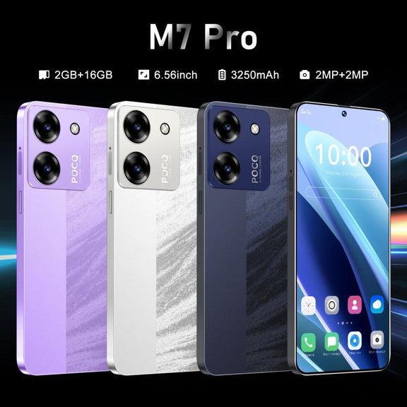M7 Pro / ZKU289, 2GB+16GB, 6.56 inch Android 8.1 MTK6580A Quad Core, Network: 3G, Dual SIM, Plug:EU Plug(Silver)