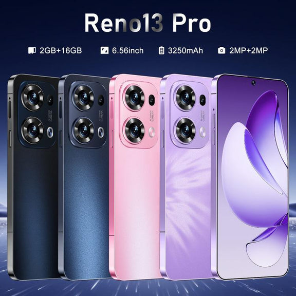 Reno13 Pro / ZKU290, 2GB+16GB, 6.56 inch Android 8.1 MTK6580A Quad Core, Network: 3G, Dual SIM, Plug:EU Plug(Black)