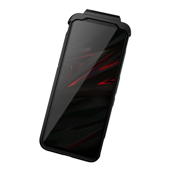 For ZTE nubia Red Magic 5G / 5S Butterfly Shadow Shockproof Rubber TPU Protective Case(Black)