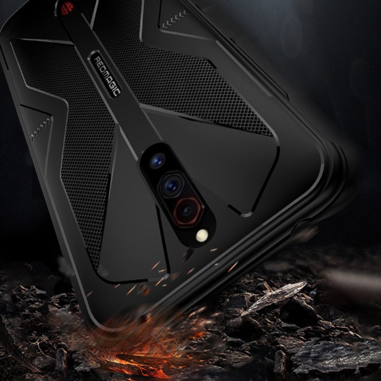 For ZTE nubia Red Magic 5G / 5S Butterfly Shadow Shockproof Rubber TPU Protective Case(Black)