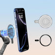 Magnetic MagSafe Adapter Phone Holder For DJI Osmo Mobile 6 / 7 / 7P(Silver) - free shipping - PMC TechLife - Order now!