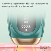 FY-B502 Portable Laser Hair Removal Device Photon Electric IPL Intense Pulse Hair Remover, EU Plug(White)