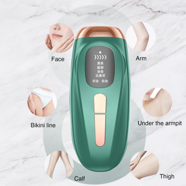 FY-B502 Portable Laser Hair Removal Device Photon Electric IPL Intense Pulse Hair Remover, EU Plug(White)