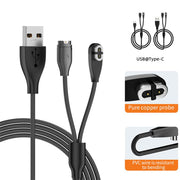 2 in 1 Earphone & Smart Watch Charging Adapter Cable for Shokz & Garmin, Interface:USB